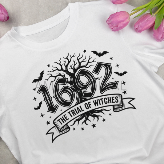 1692 The Trial of Witches - Vintage Aesthetic Tee